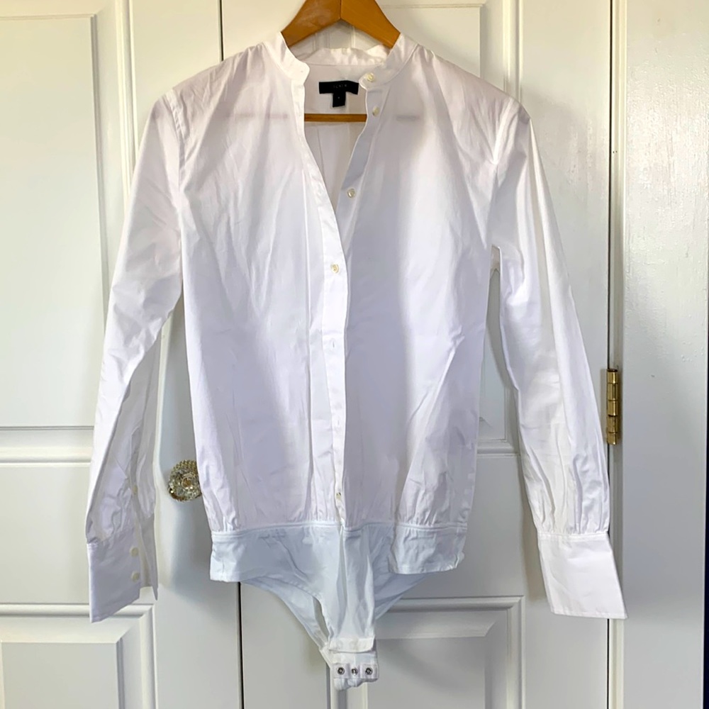 J.Crew White Button down shirt